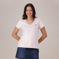 LEVI'S® WOMEN'S PERFECT V-NECK T-SHIRT - PINK
