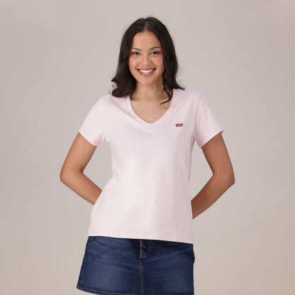 LEVI'S® WOMEN'S PERFECT V-NECK T-SHIRT - PINK