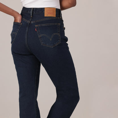 LEVI'S® WOMEN'S 501® ORIGINAL JEANS - DARK INDIGO - WORN IN