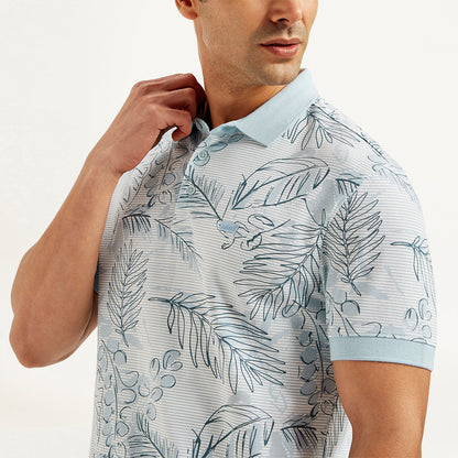 LEVI’S® MEN'S PRINTED SLIM FIT POLO T-SHIRT - BLUE
