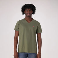 LEVI'S® MEN'S ORIGINAL HOUSEMARK V-NECK T-SHIRT - GREEN