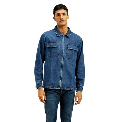 LEVI’S® MEN'S SOLID RELAXED FIT SHIRT - BLUE
