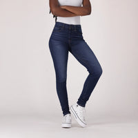 720 HIGH-RISE SUPER SKINNY JEANS - DARK INDIGO - WORN IN