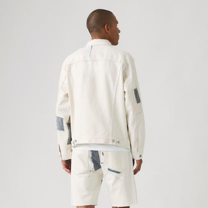 LEVI'S® MEN'S RELAXED TRUCKER JACKET - WHITE