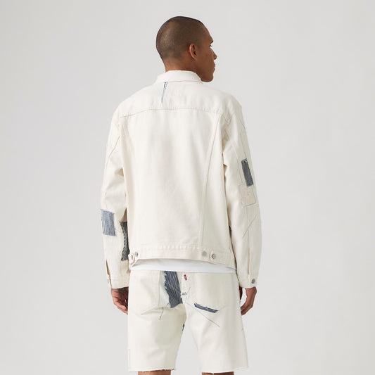 LEVI'S® MEN'S RELAXED TRUCKER JACKET - WHITE