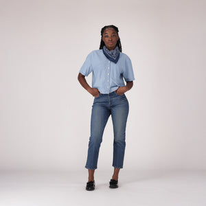 LEVI'S® WOMEN'S WEDGIE STRAIGHT JEANS - MED INDIGO - WORN IN