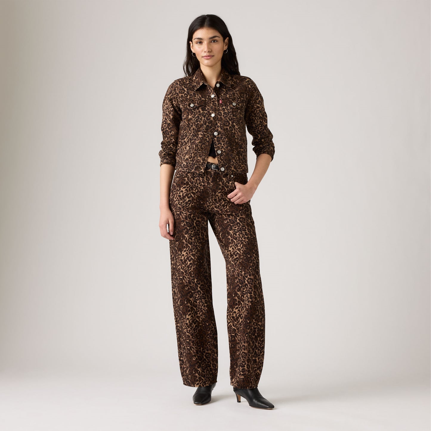 LEVI'S® WOMEN'S BAGGY DAD JEANS - MED INDIGO - WORN IN