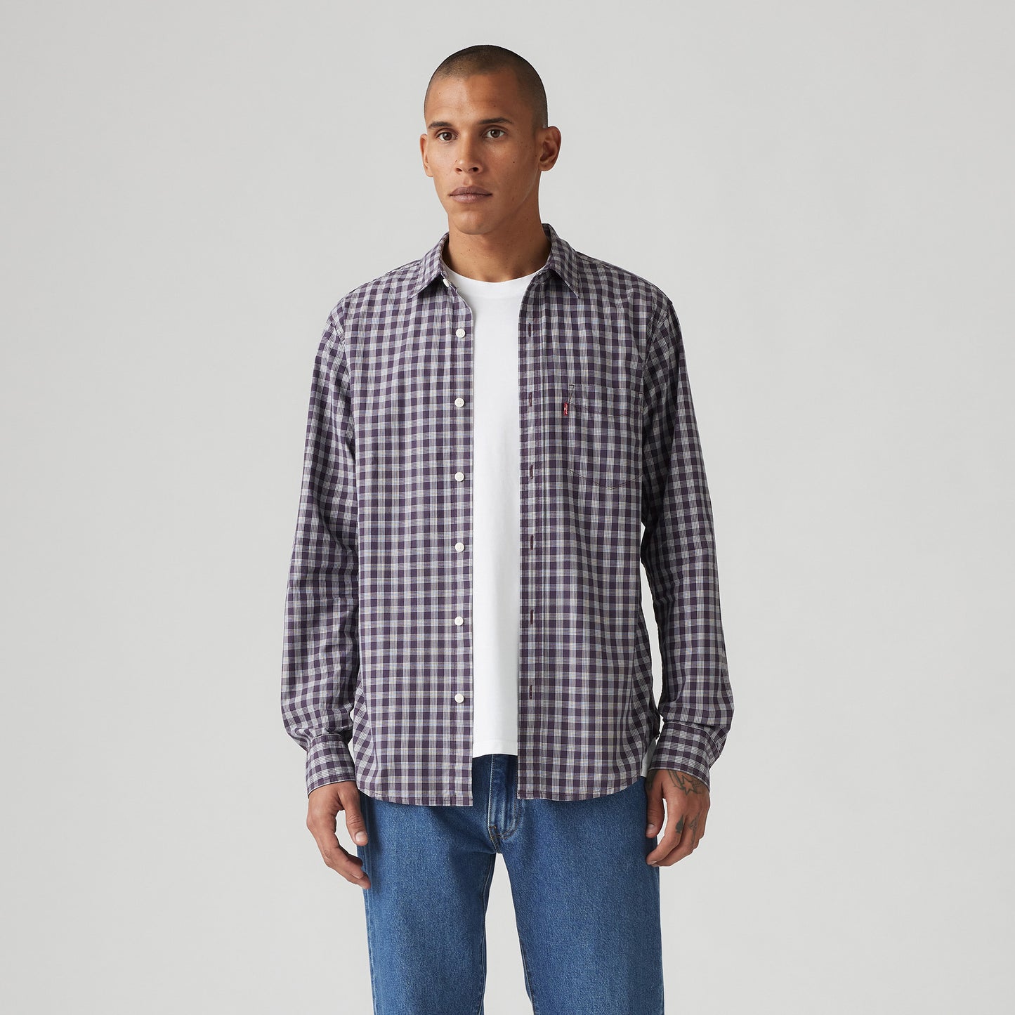 LEVI'S® MEN'S CLASSIC POCKET STANDARD FIT SHIRT - MULTI COLOUR