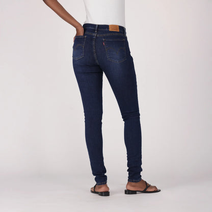 LEVI'S® WOMEN'S CURVY SKINNY  - DARK INDIGO - WORN IN