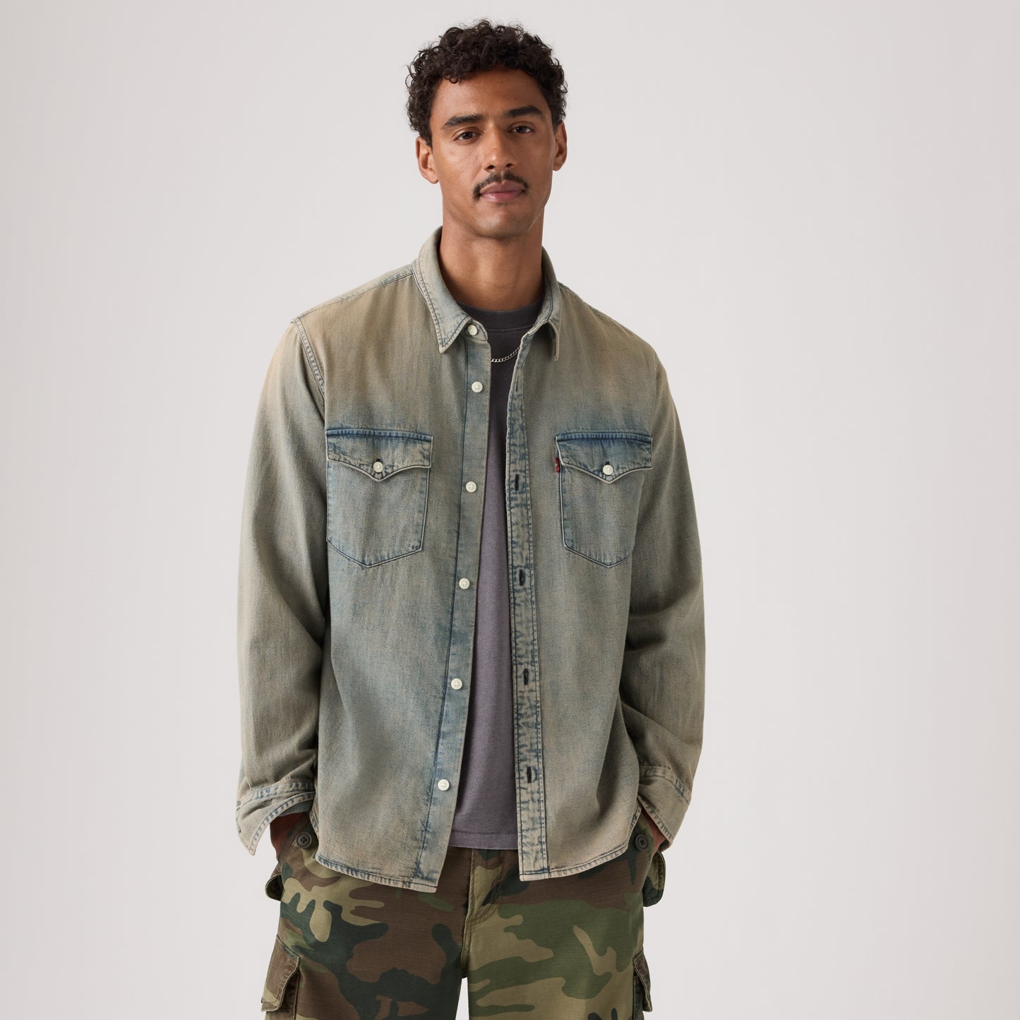 LEVI'S® MEN'S RELAXED FIT WESTERN SHIRT - MULTI COLOUR