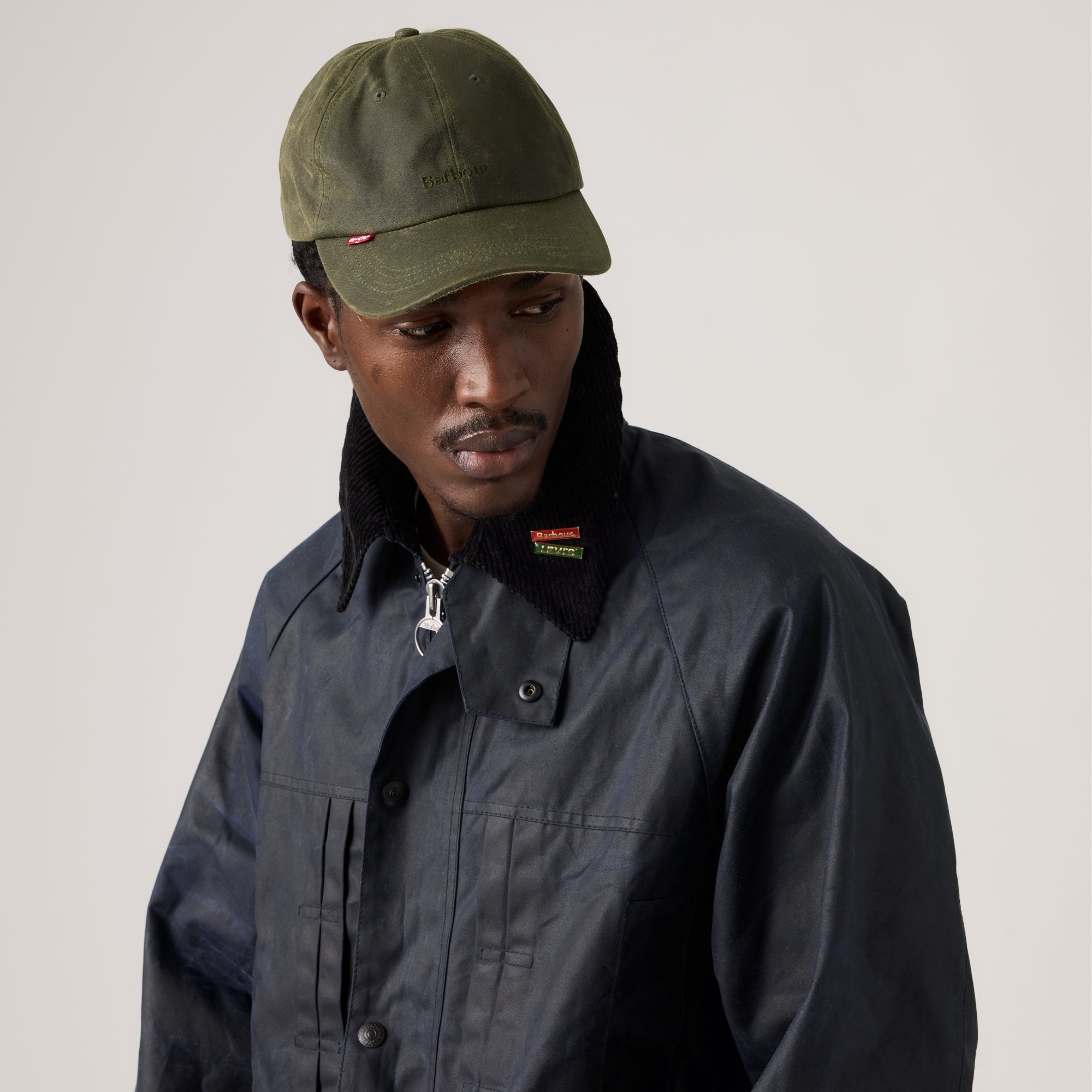 LEVI'S® X BARBOUR WAXED CAP - GREEN