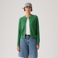 LEVI'S® WOMEN'S SUPERSOFT CREWNECK CARDIGAN - MULTI COLOUR