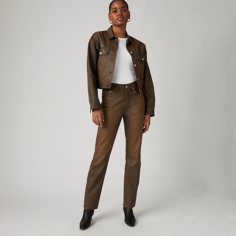 LEVI'S® WOMEN'S 501® ORIGINAL JEANS - BROWN