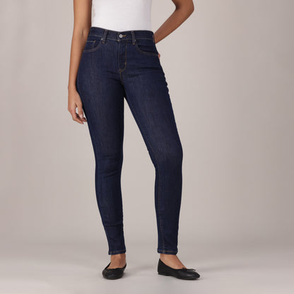 LEVI'S® WOMEN'S CURVY SKINNY  - DARK INDIGO - FLAT FINISH