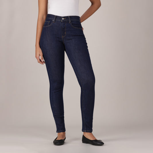 LEVI'S® WOMEN'S CURVY SKINNY  - DARK INDIGO - FLAT FINISH