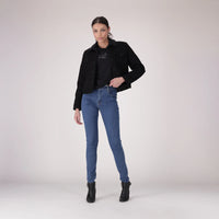 LEVI’S® WOMEN'S 721 HIGH-RISE SKINNY JEANS - MED INDIGO - FLAT FINISH