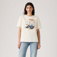 LEVI'S® WOMEN'S GRAPHIC TABOR T-SHIRT - WHITE