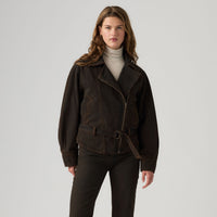 LEVI'S® WOMEN'S 80'S BOMBER JACKET - BROWN