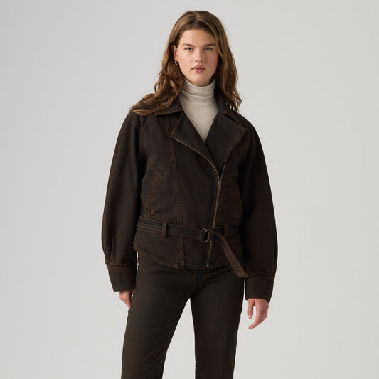 LEVI'S® WOMEN'S 80'S BOMBER JACKET - BROWN