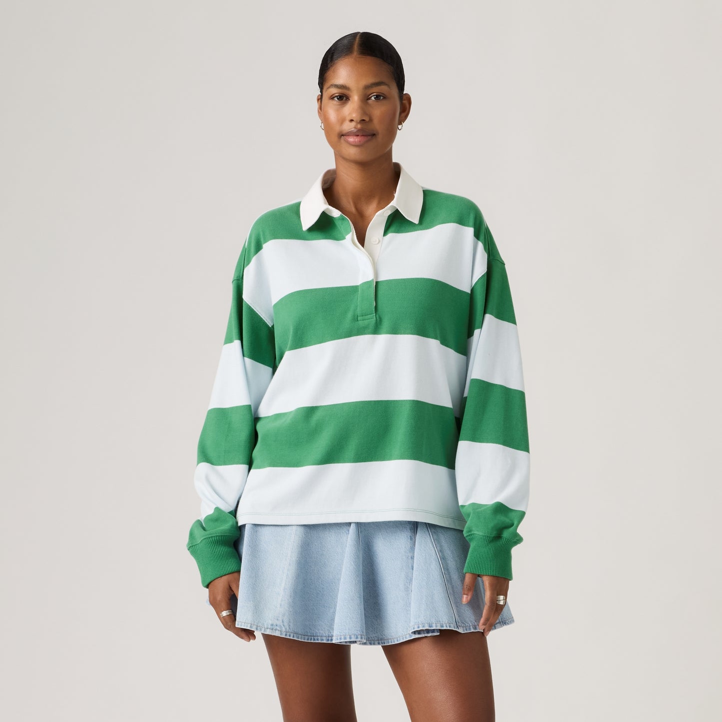 LEVI'S® WOMEN'S REENIE RUGBY LONG-SLEEVE - MULTI COLOUR