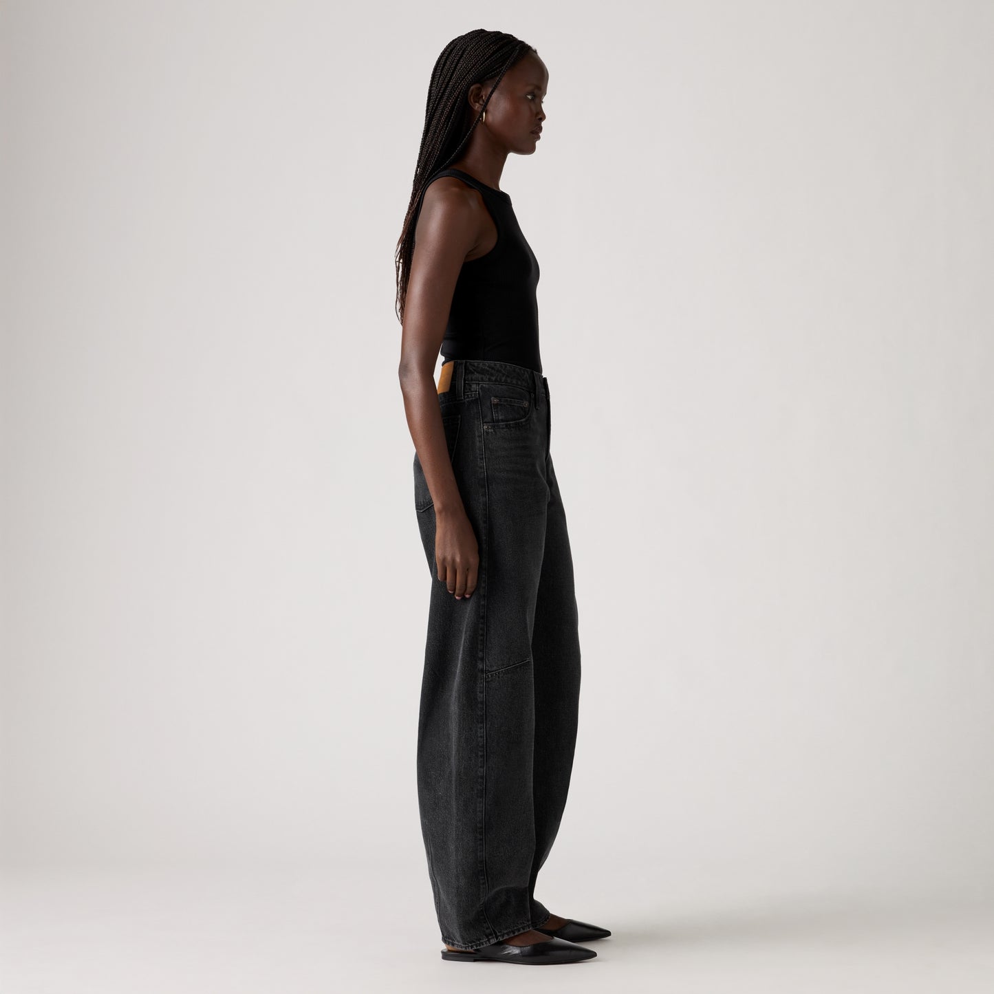 LEVI'S® WOMEN'S BAGGY DAD BARREL JEANS - BLACK