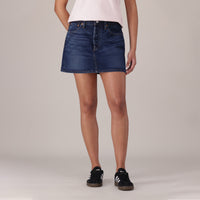 LEVI’S® WOMEN'S ICON SKIRT - DARK INDIGO - WORN IN