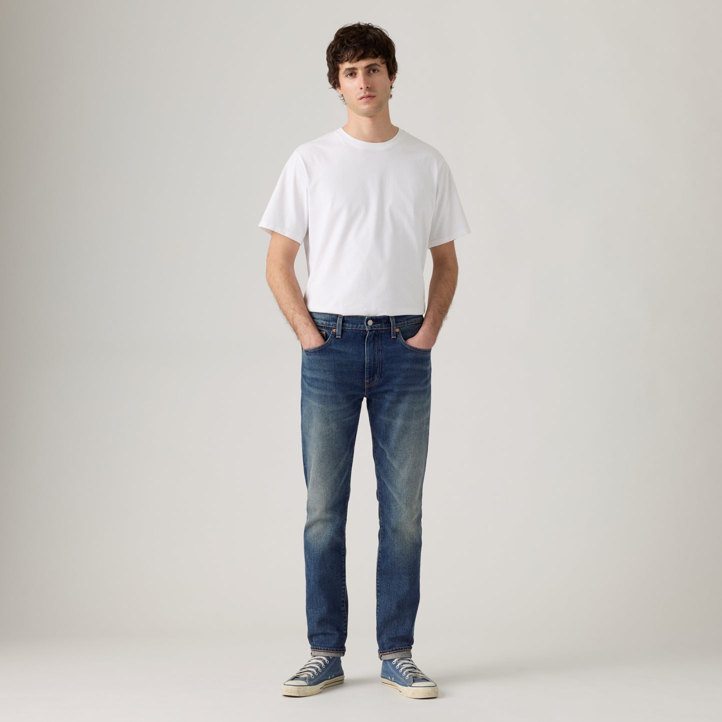 LEVI'S® MEN'S 512™ SLIM TAPER JEANS - DARK INDIGO  WORN IN