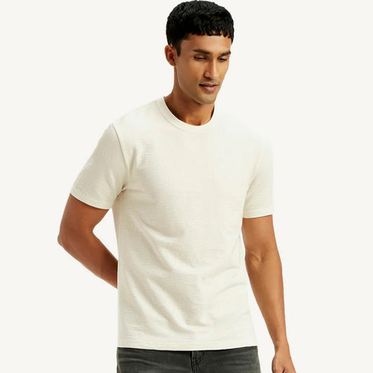 LEVI'S® MEN'S SOLID REGULAR FIT T-SHIRT  - NEUTRAL