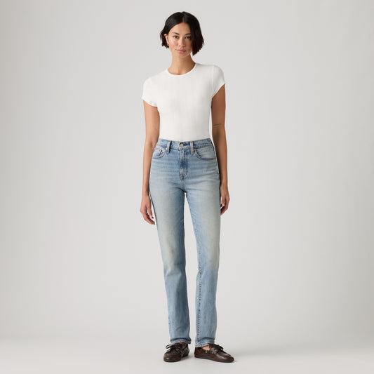 LEVI'S® WOMEN'S WEDGIE SLIM - MED INDIGO - WORN IN