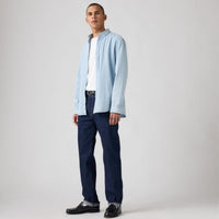 LEVI'S® WOMEN'S HARLIE BOYFRIEND SHIRT - MED INDIGO - FLAT FINISH