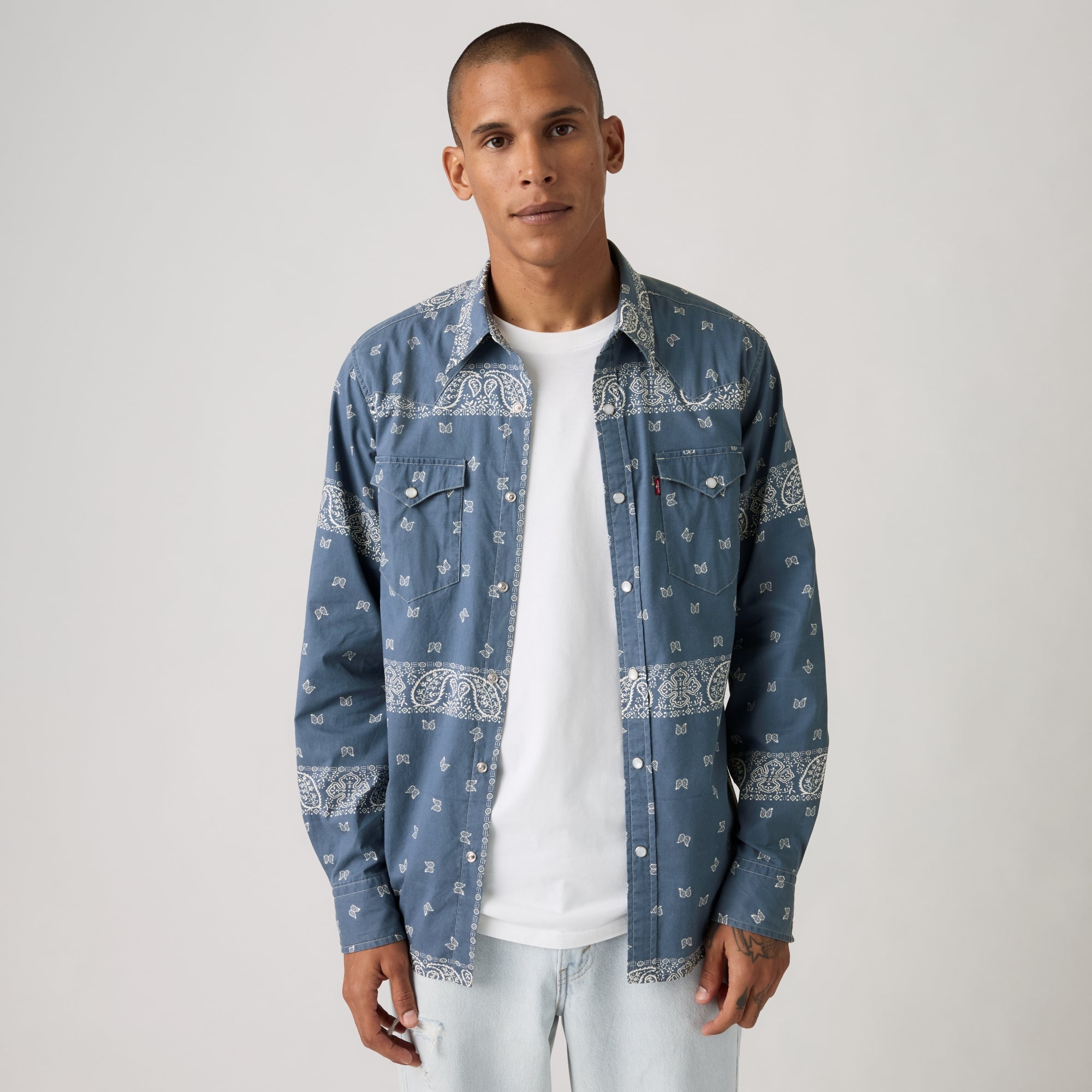 LEVI'S® MEN'S CLASSIC STANDARD FIT WESTERN SHIRT - MULTI COLOUR