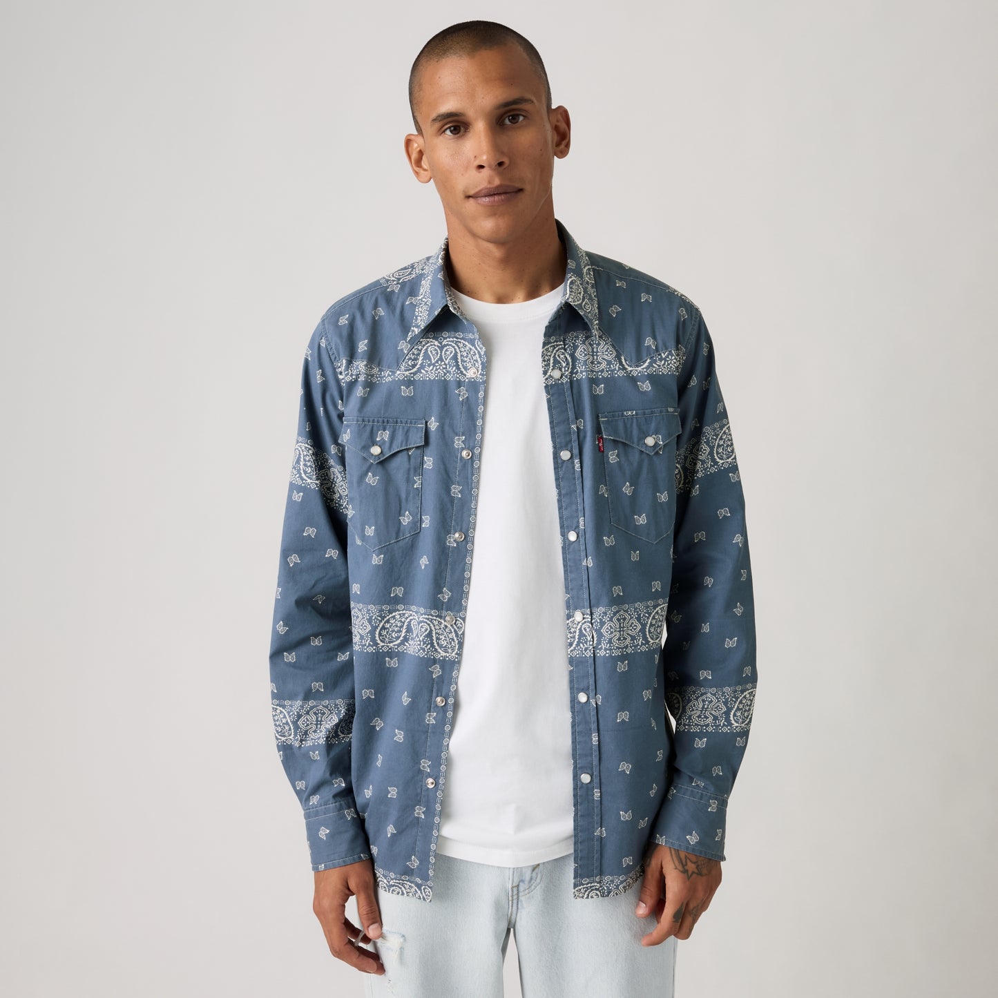 LEVI'S® MEN'S CLASSIC STANDARD FIT WESTERN SHIRT - MULTI COLOUR