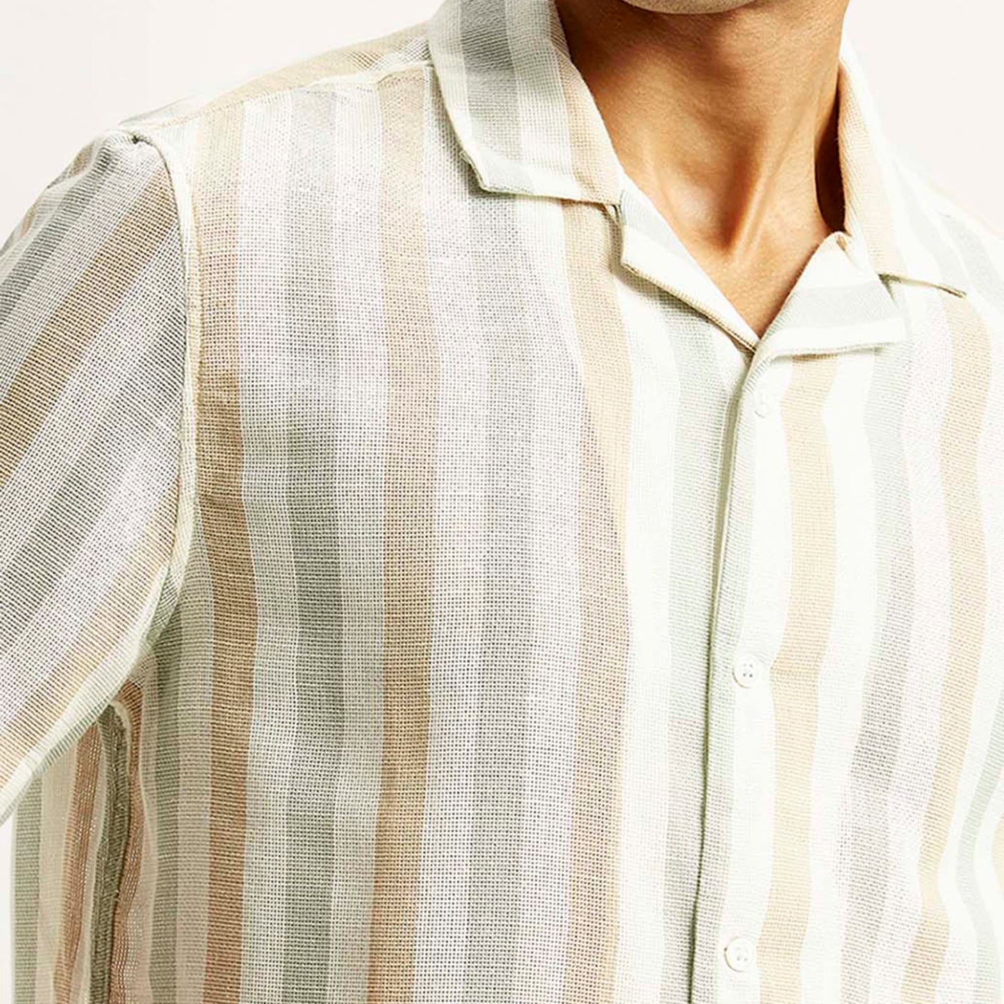 Levi's® Mens Slim Fit Resort Collar Linen Shirt