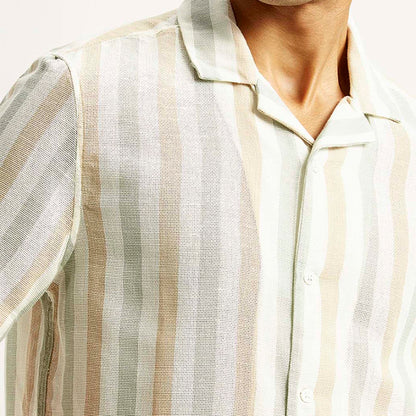 Levi's® Mens Slim Fit Resort Collar Linen Shirt
