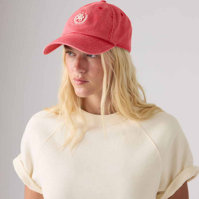 LEVI'S® WOMEN'S VARSITY BASEBALL CAP - REDS