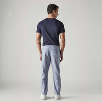 LEVI'S® MEN'S GREYISH BLUE AUTHENTIC RELAXED FIT MID RISE LINEN CHINOS - BLUE