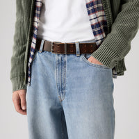 LEVI'S® MEN'S POTRERO DOUBLE PRONG BELT - BROWN