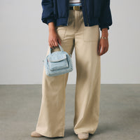 LEVI'S® WOMEN'S SMALL BLAKE HANDBAG - LIGHT INDIGO - WORN IN