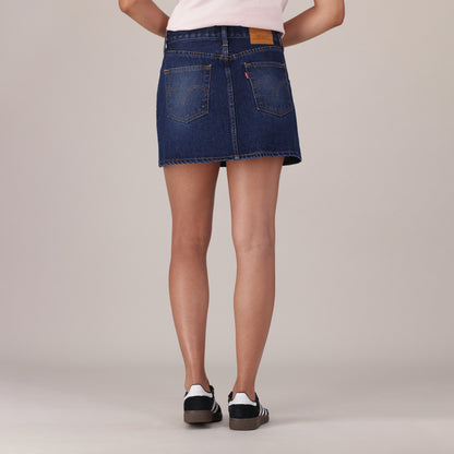 LEVI’S® WOMEN'S ICON SKIRT - DARK INDIGO - WORN IN