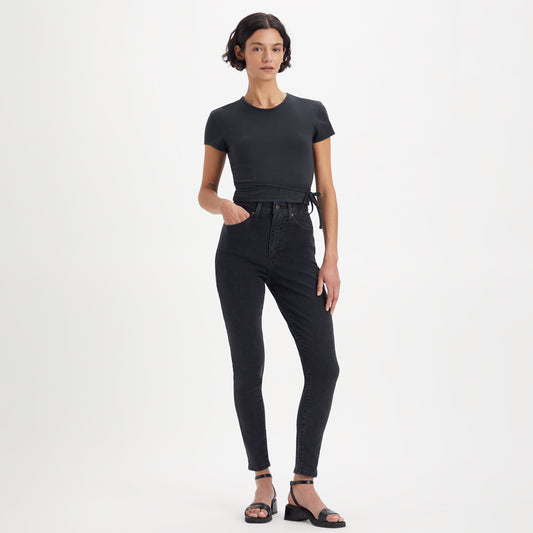 LEVI'S® WOMEN'S RETRO HIGH SKINNY JEANS - BLACK