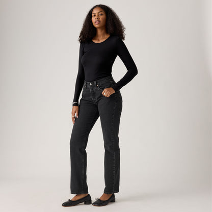 LEVI'S® WOMEN'S 501® CURVE JEANS - MED INDIGO - WORN IN