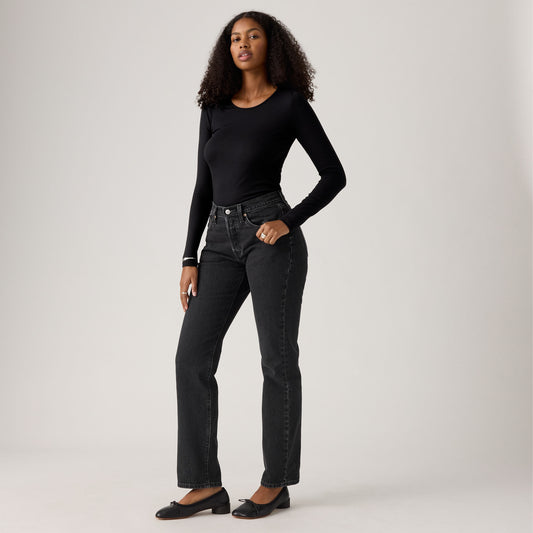 LEVI'S® WOMEN'S 501® CURVE JEANS - MED INDIGO - WORN IN
