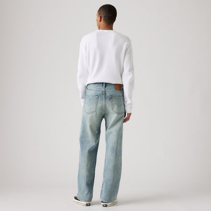 LEVI'S® MEN'S 501® LOOSE JEANS - MED INDIGO - WORN IN
