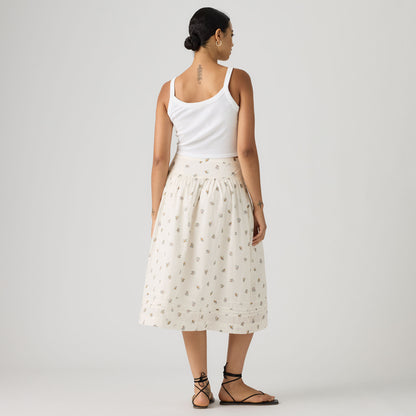 LEVI'S® WOMEN'S BRIONNA MIDI SKIRT - MULTI-COLOR
