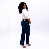 LEVI'S® WOMEN'S 501® CURVE JEANS - MED INDIGO - WORN IN