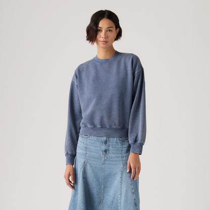 LEVI'S® WOMEN'S VINTAGE BOXY SWEATSHIRT - BLUE
