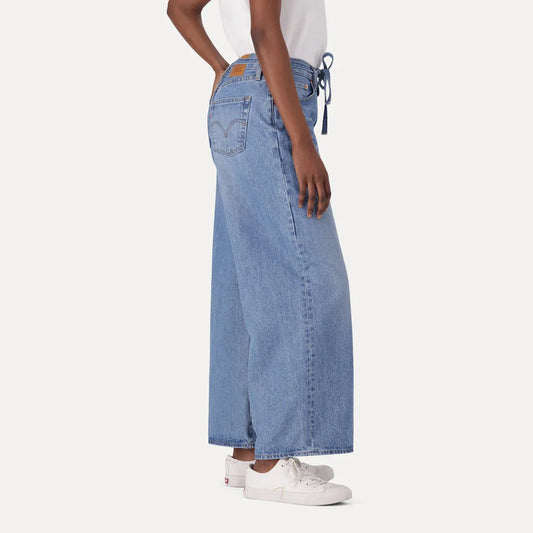 LEVI'S® WOMEN'S XL STRAIGHT - MED INDIGO - WORN IN