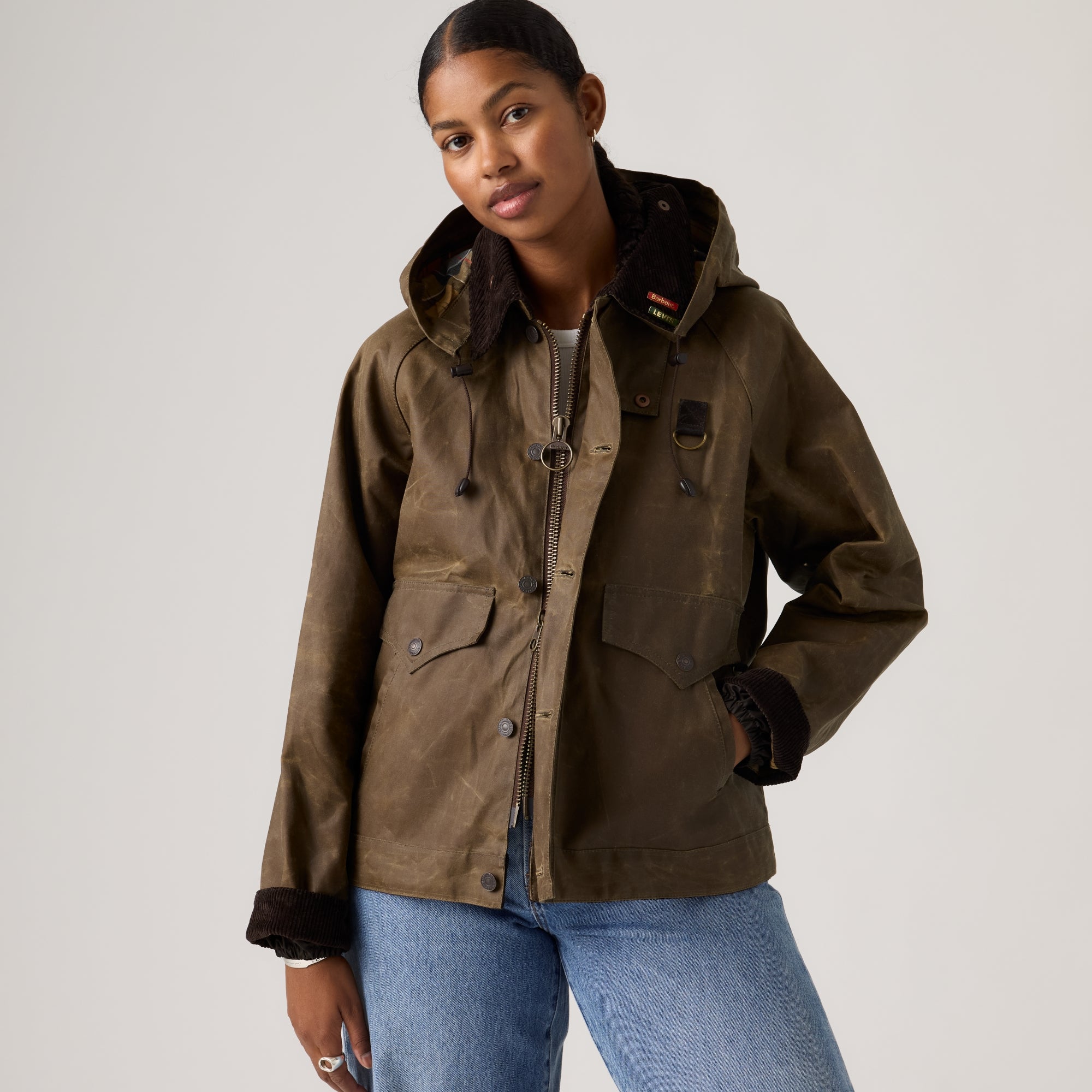 Levi's® X Barbour Type II Waxed Jacket Barbour x Levi's Type 2 Wax
