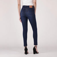 LEVI’S® WOMEN'S 721 HIGH-RISE SKINNY JEANS - DARK INDIGO WORN IN
