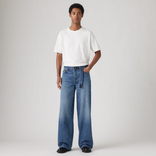 LEVI’S® X SACAI BELTED WIDE PANTS - VINTAGE BLUE